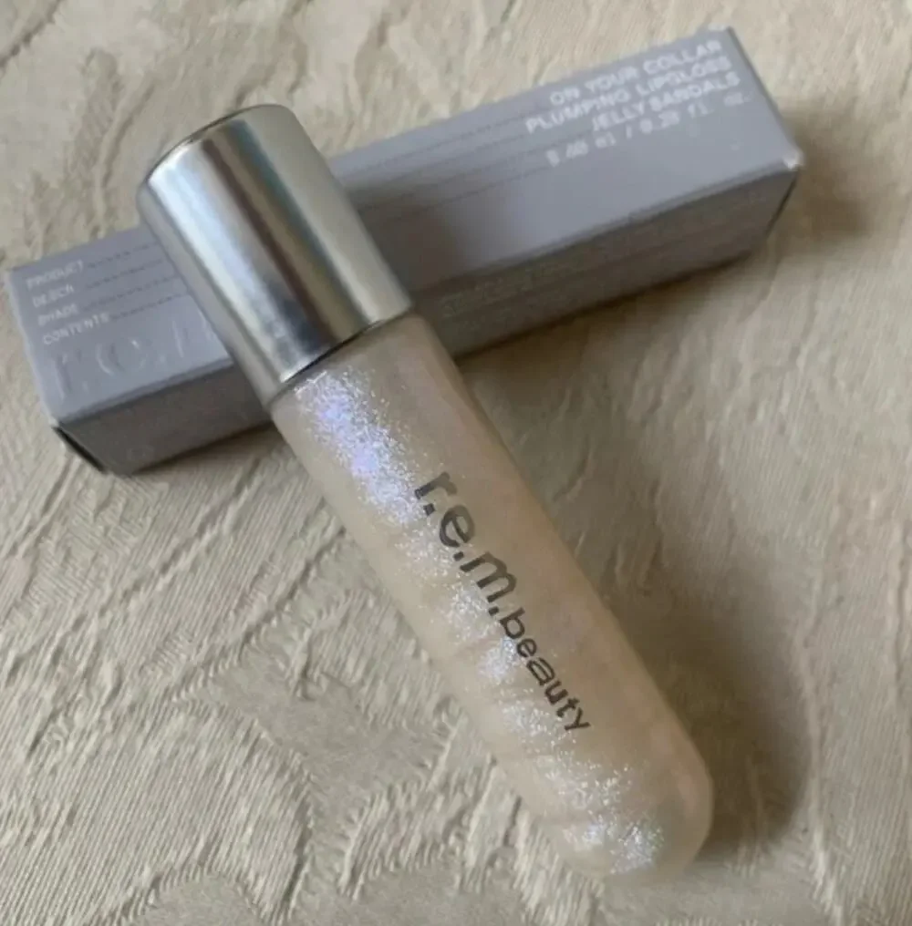 R.E.M. Beauty REM On Your Collar Plumping LipGloss Jelly Sandals BNIB NWT